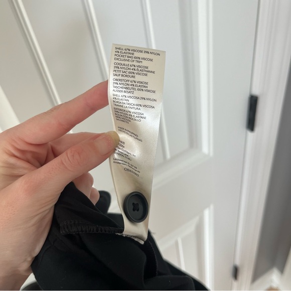 Anthropologie Maeve Ankle Zip Pants Black Size 10 Career Office - Picture 11 of 11